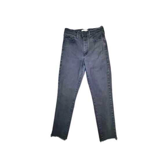 Levi's Denim - Levi's Jeans Womens Size 30 Black Denim Mile High Super Skinny High Rise Za1-17